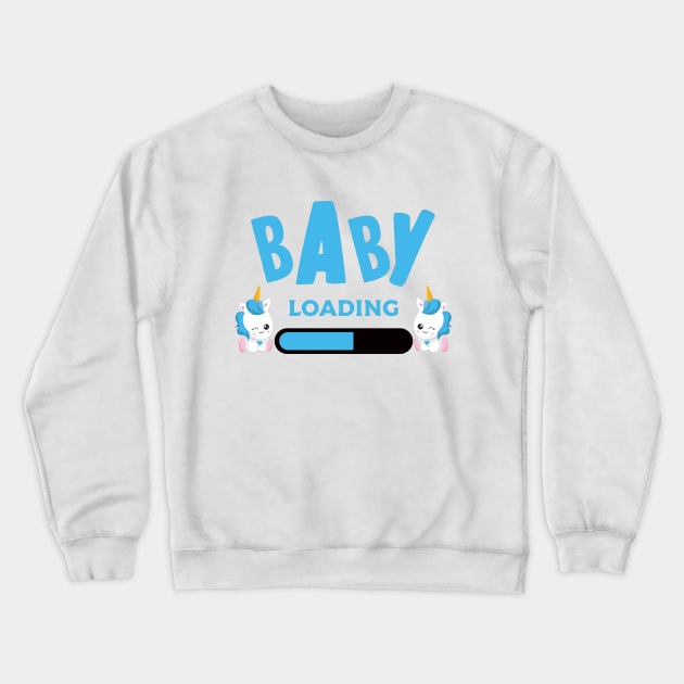 Baby Boy Loading Crewneck Sweatshirt by My Tribe Apparel